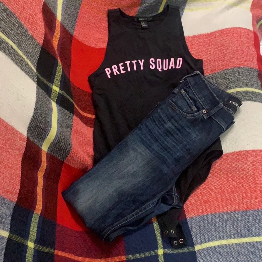 Bundle deal! Jeans and body suit!